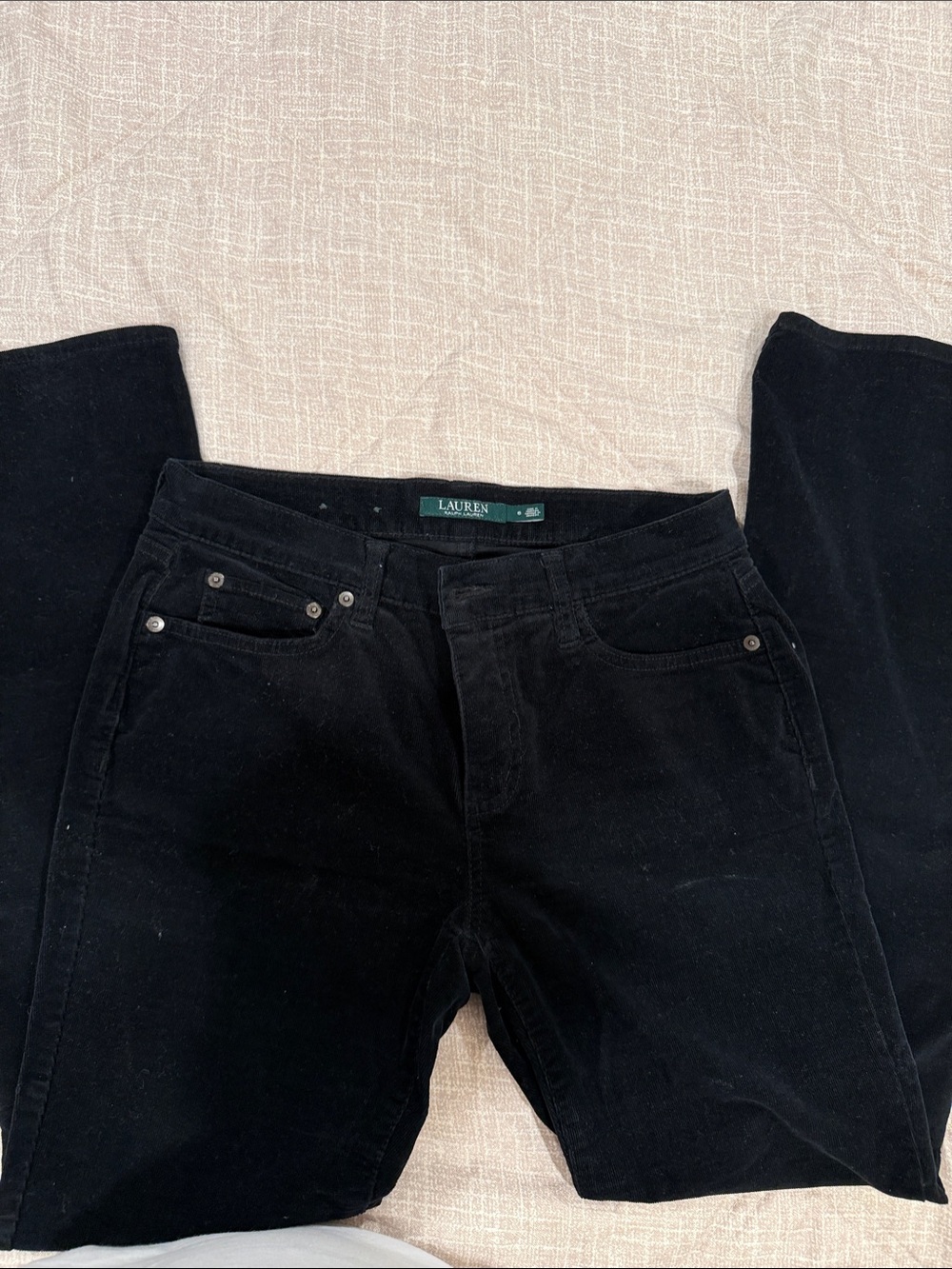Lauren Ralph Lauren Black Straight Leg Pants